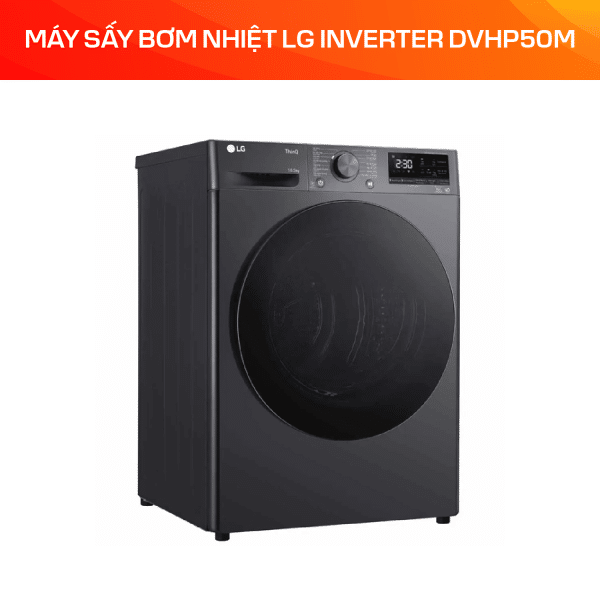 Máy sấy bơm nhiệt LG Inverter 10.5 kg DVHP50M - Ảnh 3