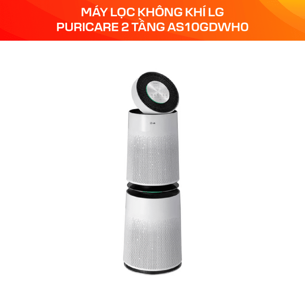 Máy lọc không khí LG Puricare 2 tầng AS10GDWH0 - Ảnh 3