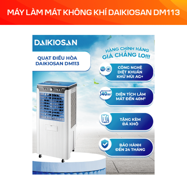 Quạt điều hòa Daikiosan DM113 - Ảnh 3
