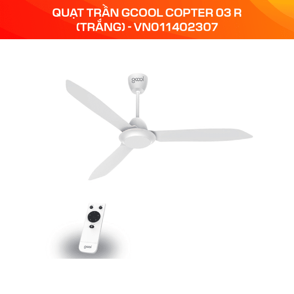 Quạt trần GCool Copter 03 R VN011402307 - Ảnh 3