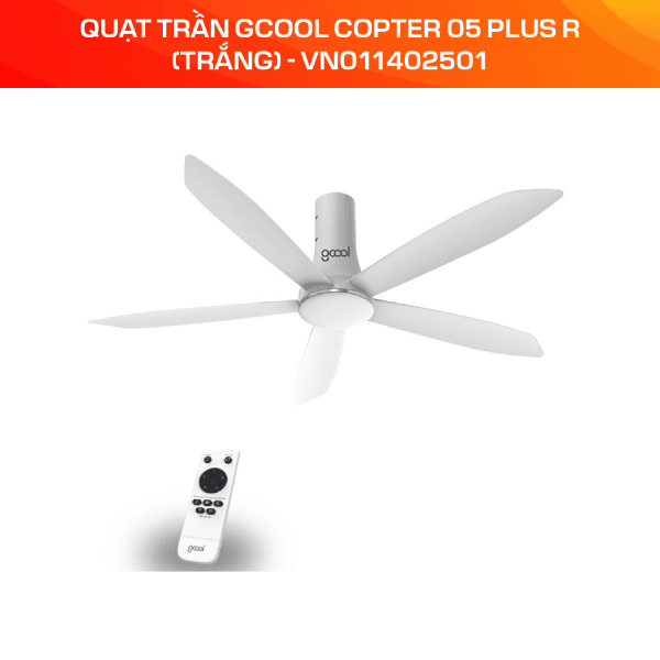 Quạt trần GCool Copter 05 Plus R VN011402501 - Ảnh 3