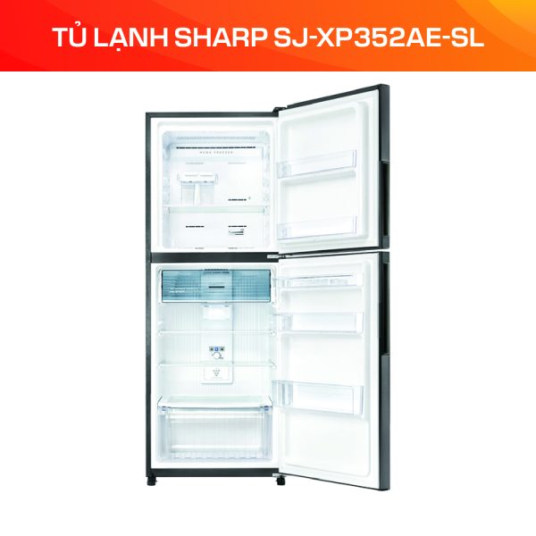 TỦ LẠNH SHARP SJ-XP352AE-SL - Ảnh 4