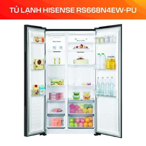 TỦ LẠNH HISENSE RS668N4EW-PU - Ảnh 3