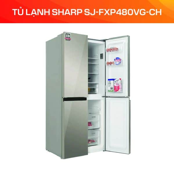 TỦ LẠNH SHARP SJ-FXP480VG-CH - Ảnh 3