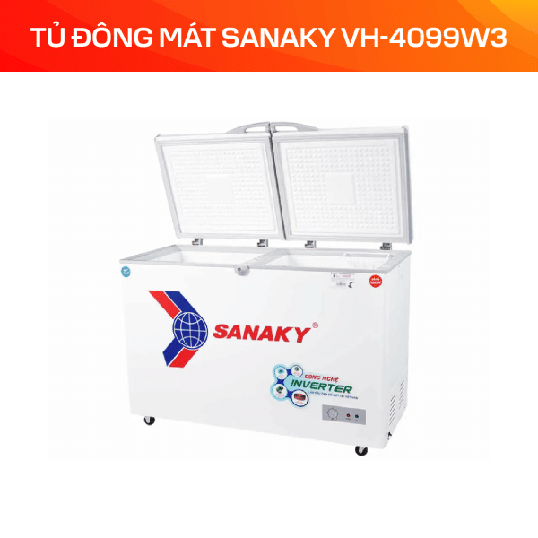Tủ Đông Mát Sanaky Inverter 280 lít VH-4099W3 - Ảnh 4