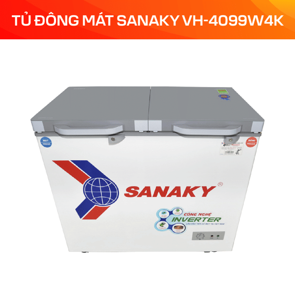 Tủ Đông Mát Sanaky Inverter 280 lít VH-4099W4K - Ảnh 4