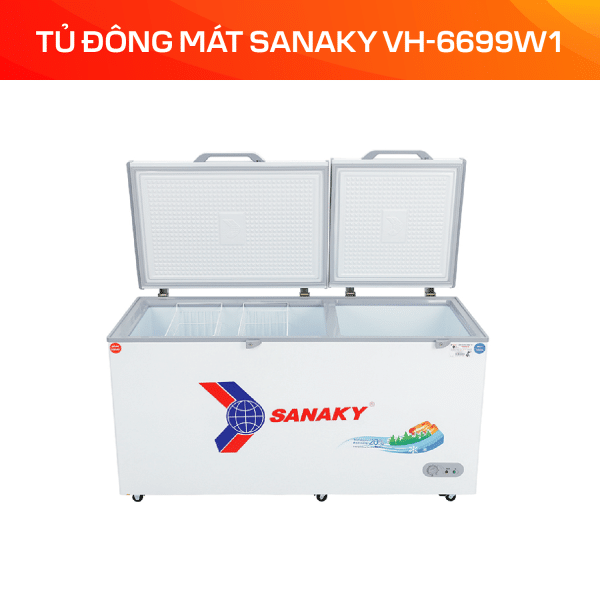 Tủ Đông Mát Sanaky 485 lít VH-6699W1 - Ảnh 4