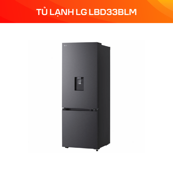 Tủ lạnh LG Inverter 332 lít LBD33BLM - Ảnh 4