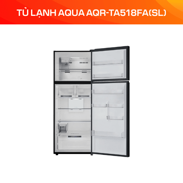 Tủ lạnh Aqua Inverter 455 lít AQR-TA518FA(SL) - Ảnh 4