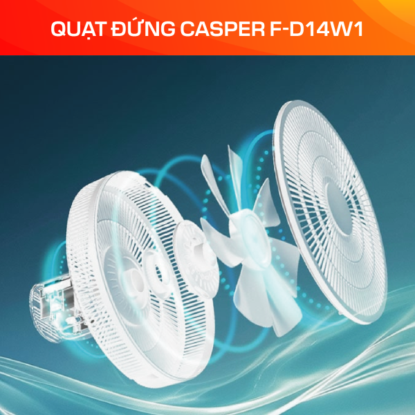Quạt đứng Casper F-D14W1 - Ảnh 4
