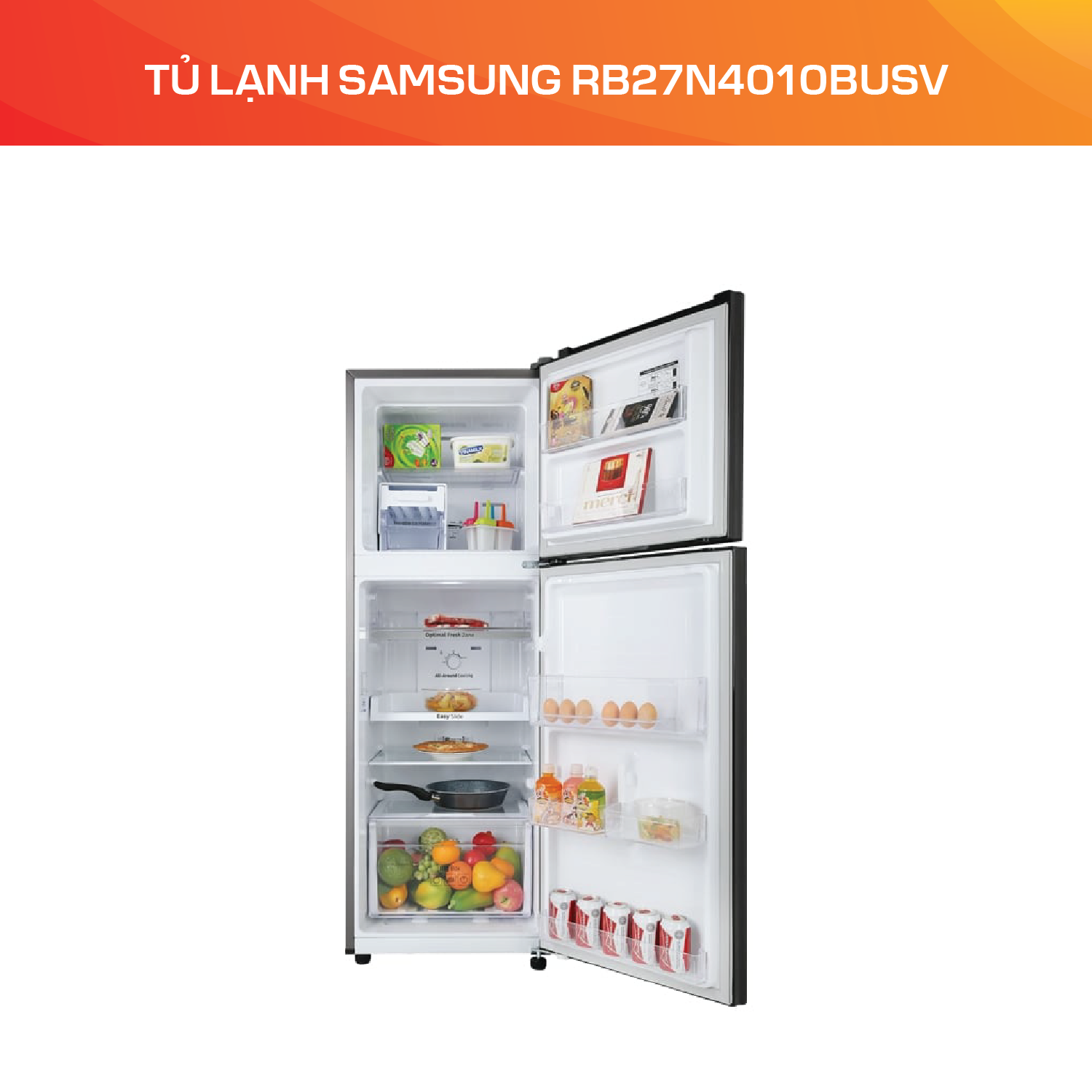 Tủ lạnh Samsung RT22M4032BY/SV - Ảnh 3