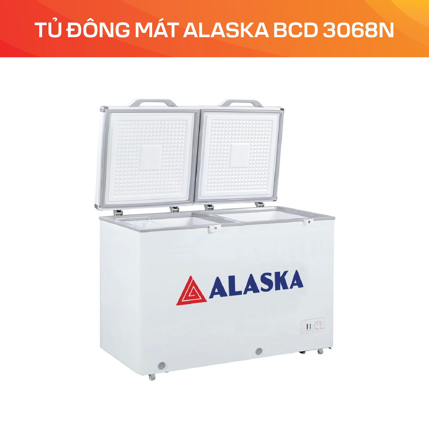 Tủ đông mát Alaska BCD 3068N - Ảnh 3