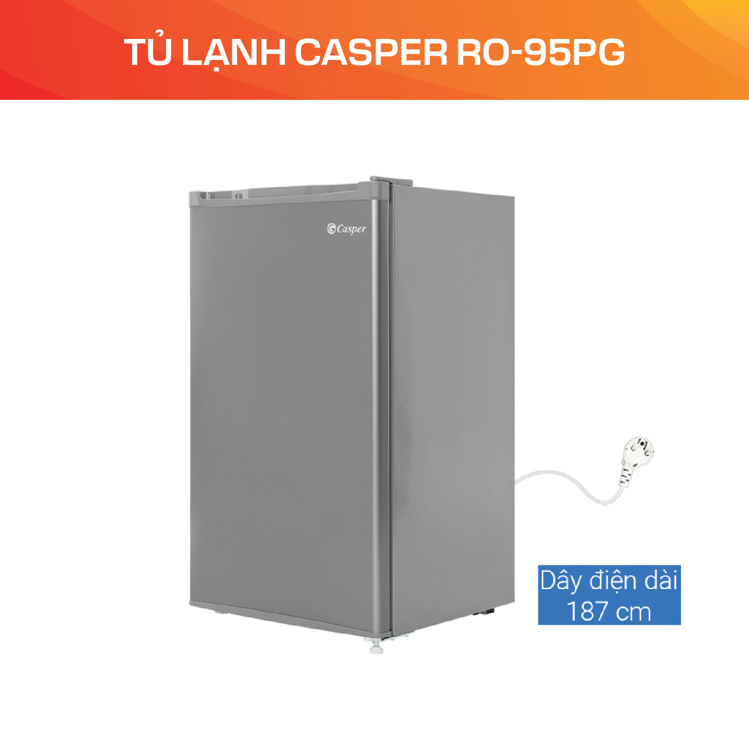 Tủ lạnh Casper RO-95PG - Ảnh 3