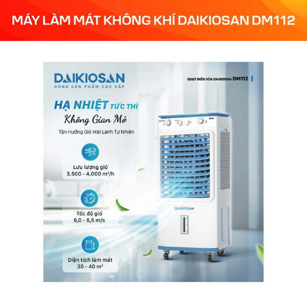 Quạt điều hòa Daikiosan DM112 - Ảnh 4