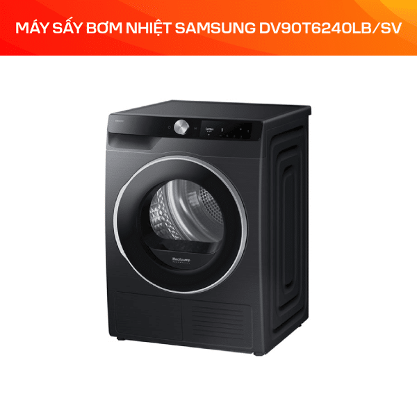 Máy sấy bơm nhiệt Samsung 9 kg DV90T6240LB/SV - Ảnh 4