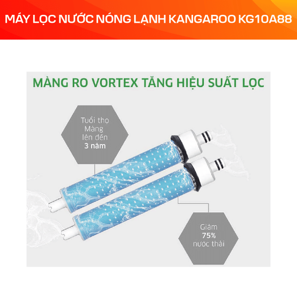 Máy lọc nước nóng lạnh Kangaroo KG10A88 - Ảnh 4