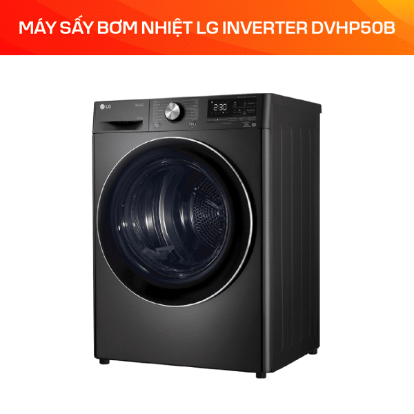 Máy sấy bơm nhiệt LG Inverter 10.5 kg DVHP50B - Ảnh 4
