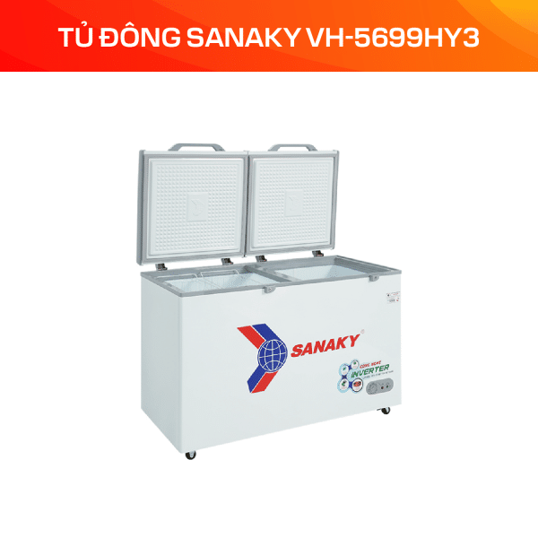 Tủ Đông Sanaky Inverter 410 lít VH-5699HY3 - Ảnh 4