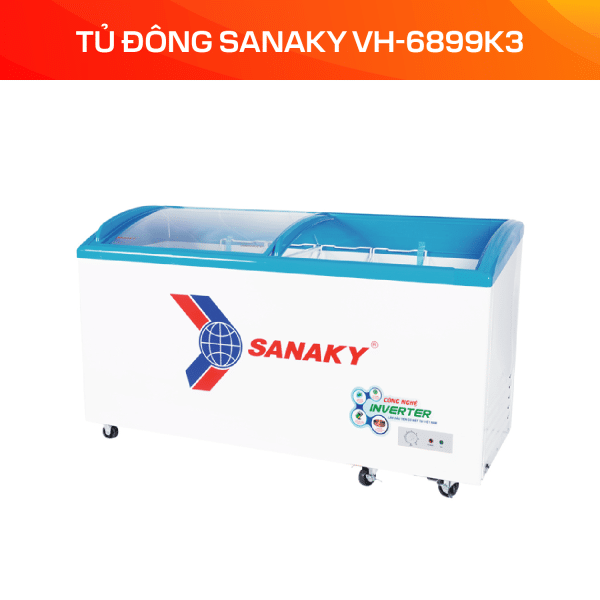 Tủ Đông Inverter Sanaky 450 Lít VH-6899K3 - Ảnh 4
