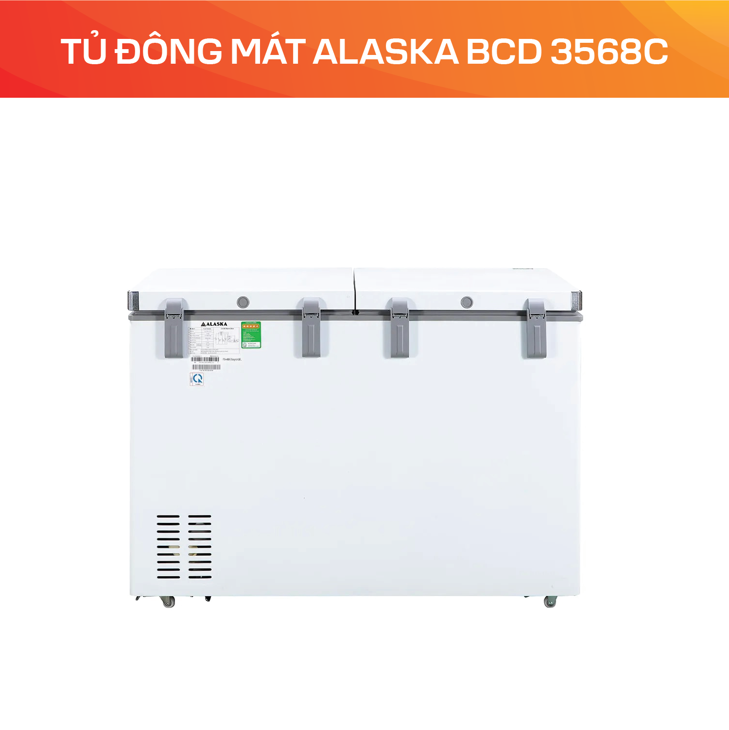 Tủ đông mát Alaska BCD 3568C - Ảnh 4