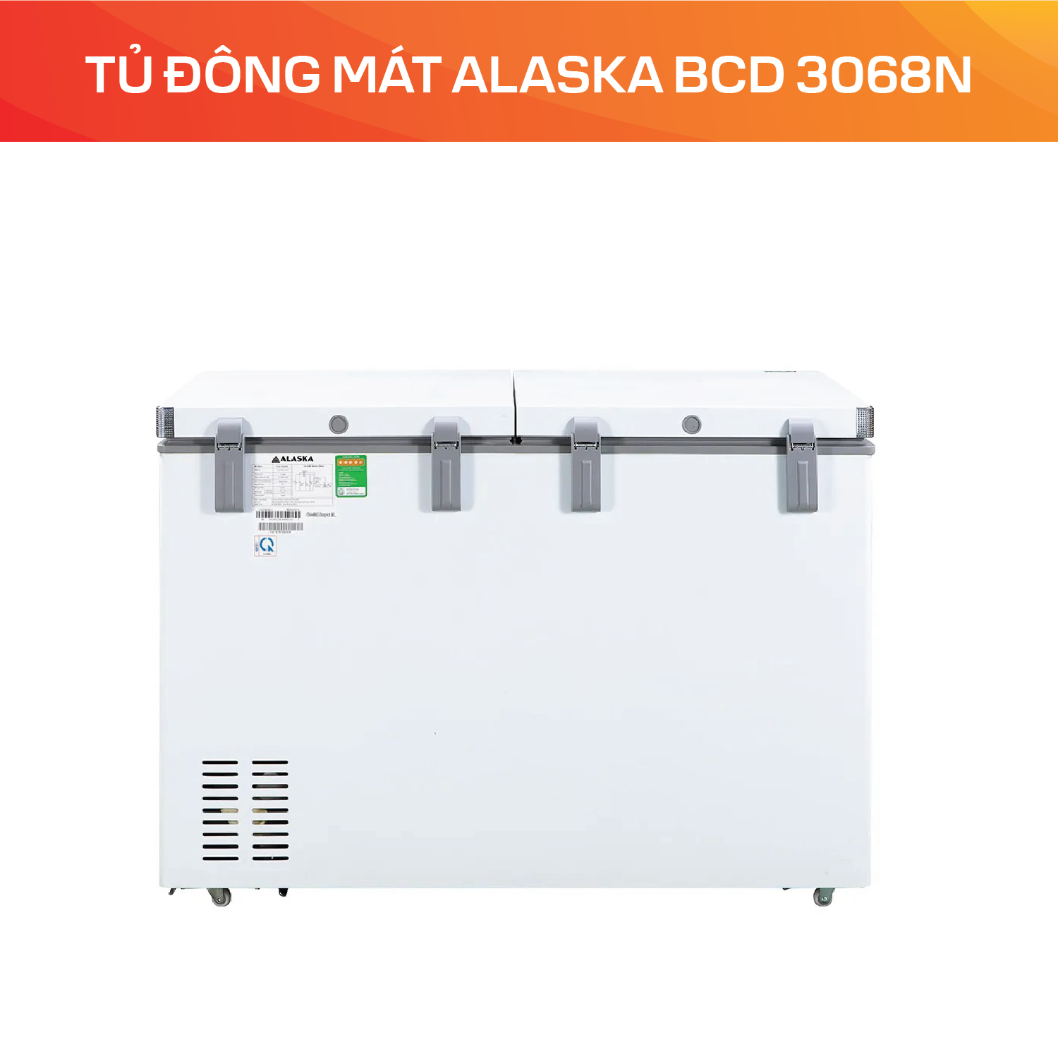 Tủ đông mát Alaska BCD 3068N - Ảnh 6