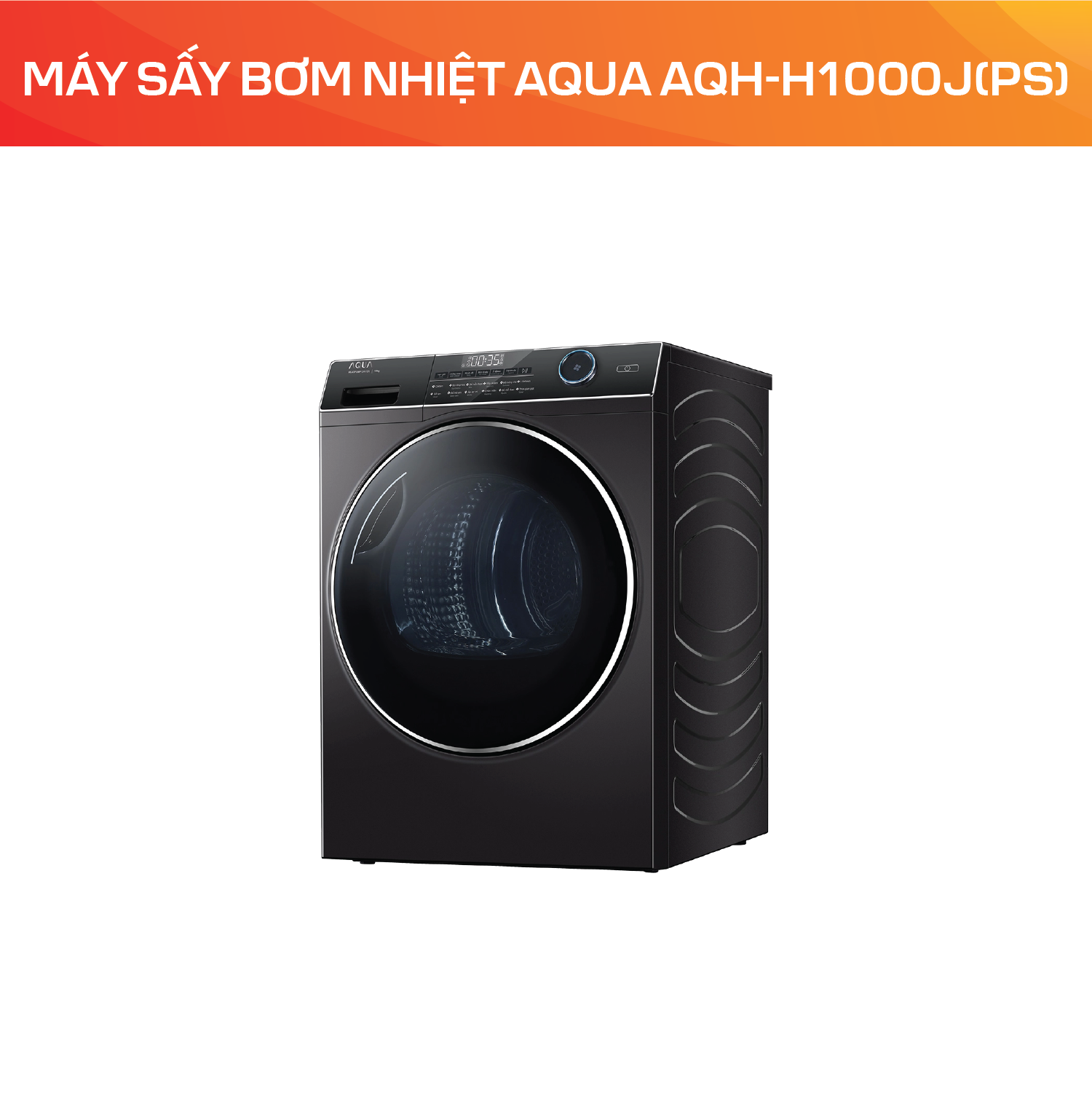 Máy sấy bơm nhiệt Aqua AQH-V800H(SS) - Ảnh 3