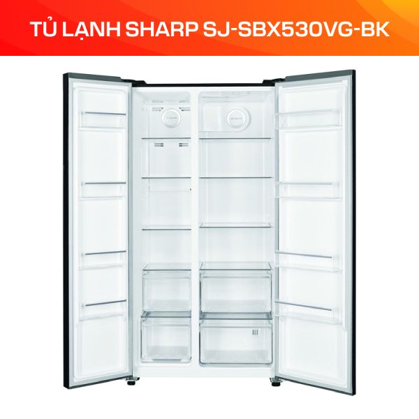 TỦ LẠNH SHARP SJ-SBX530VG-BK - Ảnh 4