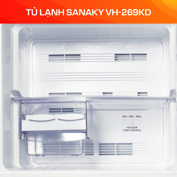 Tủ lạnh Sanaky Inverter 246 lít VH-269KD - Ảnh 5