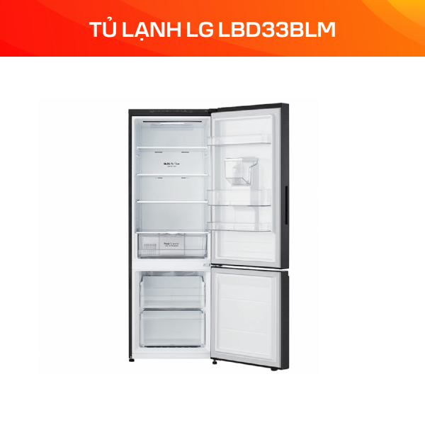 Tủ lạnh LG Inverter 332 lít LBD33BLM - Ảnh 5