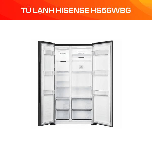 Tủ lạnh Hisense Inverter 519 lít HS56WBG - Ảnh 5