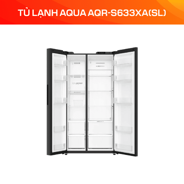 Tủ Lạnh Aqua Inverter 569 Lít AQR-S633XA(SL) - Ảnh 5