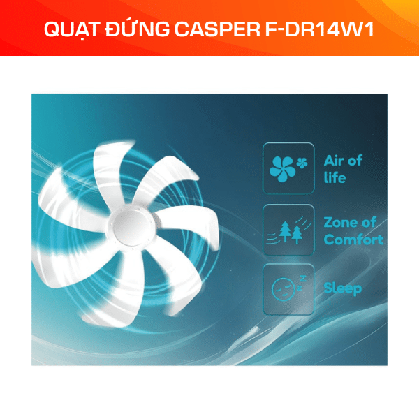 Quạt đứng Casper F-DR14W1 - Ảnh 5