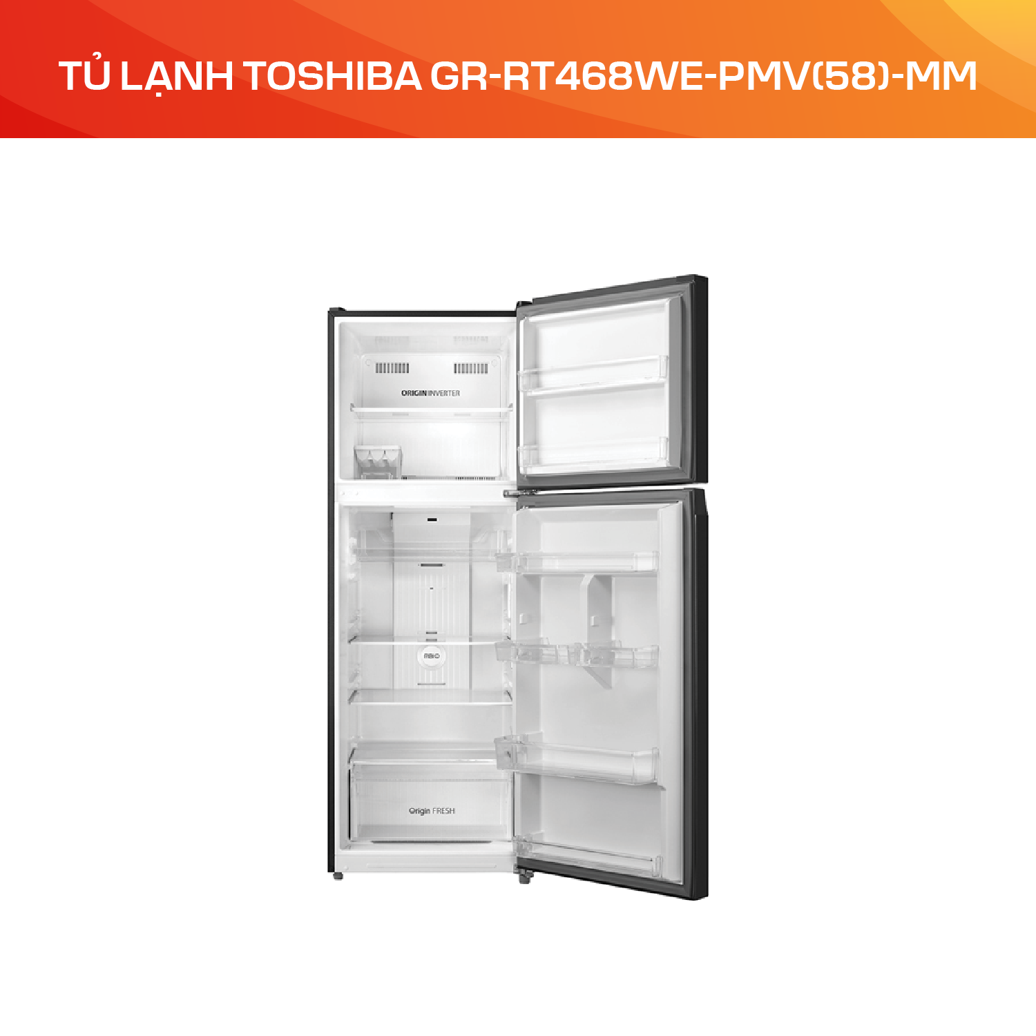 Tủ lạnh Toshiba GR-RT468WE-PMV58-MM - Ảnh 3