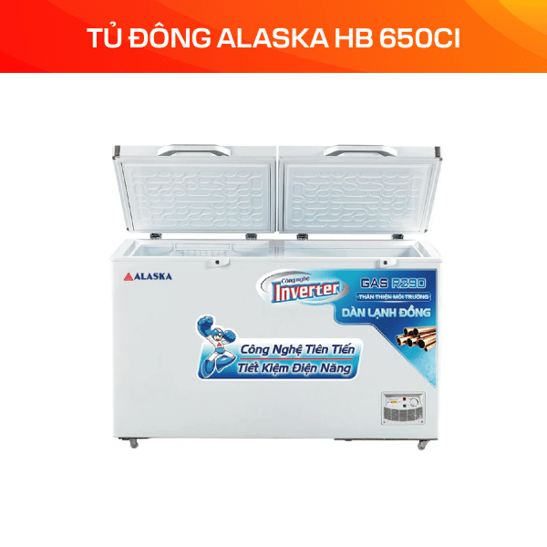 Tủ Đông Alaska Inverter 518 Lít HB-650CI - Ảnh 5