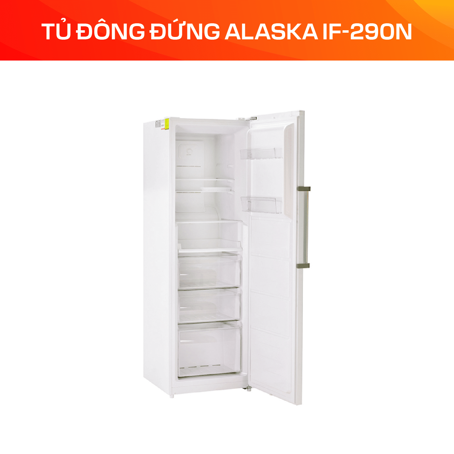 Tủ Đông Đứng Alaska 290 Lít IF-290N - Ảnh 5