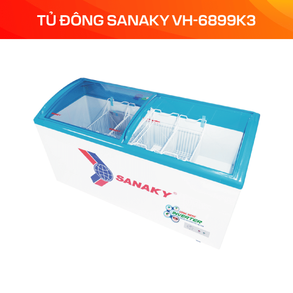 Tủ Đông Inverter Sanaky 450 Lít VH-6899K3 - Ảnh 3