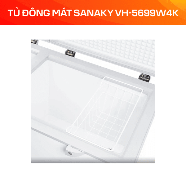 Tủ Đông Mát Sanaky Inverter 365 lít VH-5699W4K - Ảnh 5