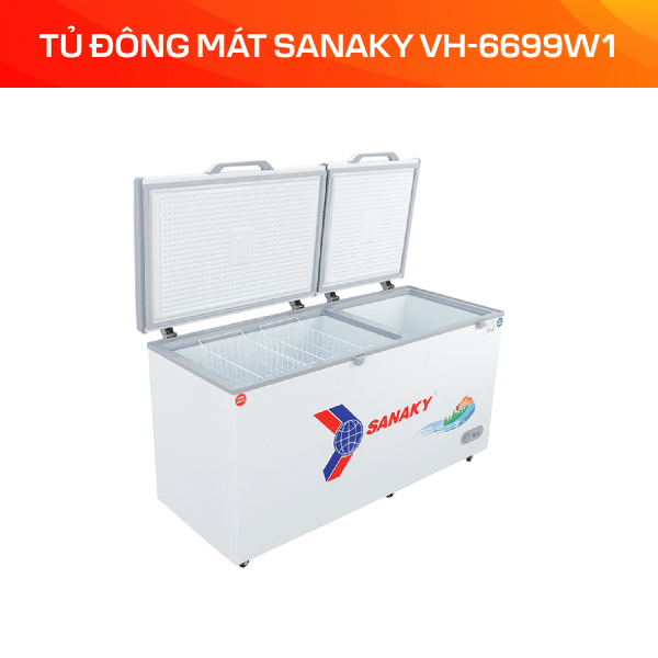 Tủ Đông Mát Sanaky 485 lít VH-6699W1 - Ảnh 5