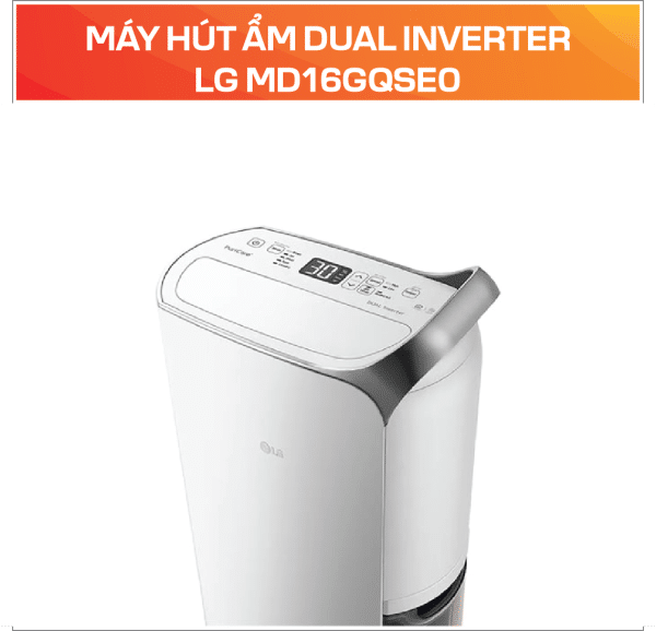 MÁY HÚT ẨM DUAL INVERTER LG MD16GQSE0 - Ảnh 4