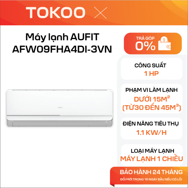 MÁY LẠNH AUFIT AFW09FHA4DI-3VN