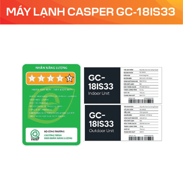 MÁY LẠNH CASPER GC-18IS33 - Ảnh 5