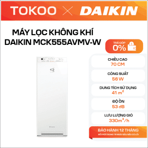 MÁY LỌC KHÔNG KHÍ DAIKIN MCK555AVMV-W