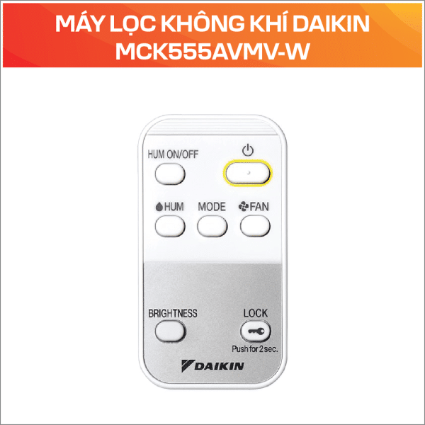 MÁY LỌC KHÔNG KHÍ DAIKIN MCK555AVMV-W - Ảnh 5