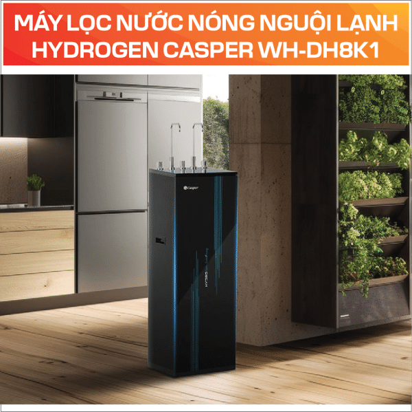 MÁY LỌC NƯỚC NÓNG NGUỘI LẠNH HYDROGEN CASPER WH-DH8K1 - Ảnh 3