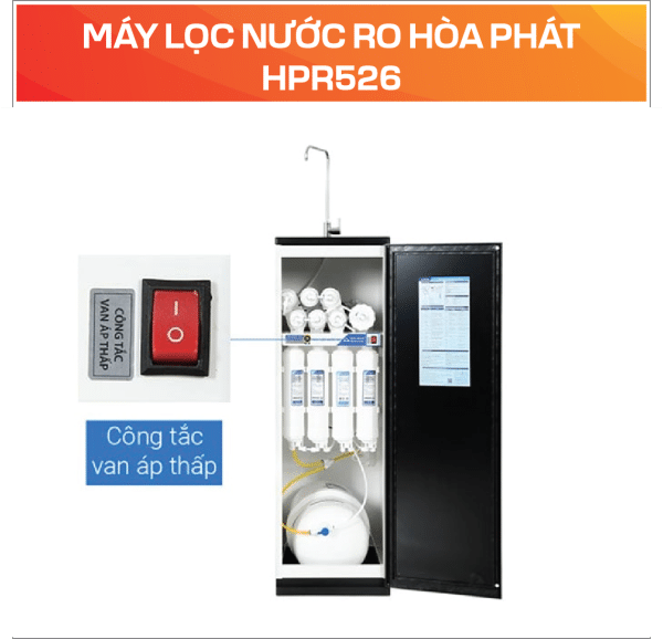MÁY LỌC NƯỚC RO HÒA PHÁT HPR526 - Ảnh 4