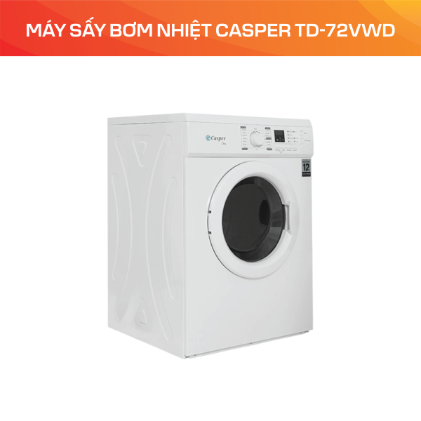 MÁY SẤY BƠM NHIỆT CASPER TD-72VWD - Ảnh 4