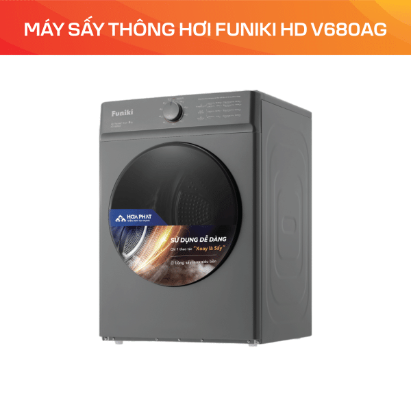MÁY SẤY THÔNG HƠI FUNIKI HD V680AG - Ảnh 3