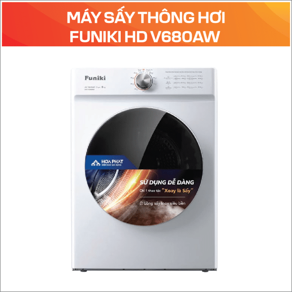 MÁY SẤY THÔNG HƠI FUNIKI HD V680AW - Ảnh 3