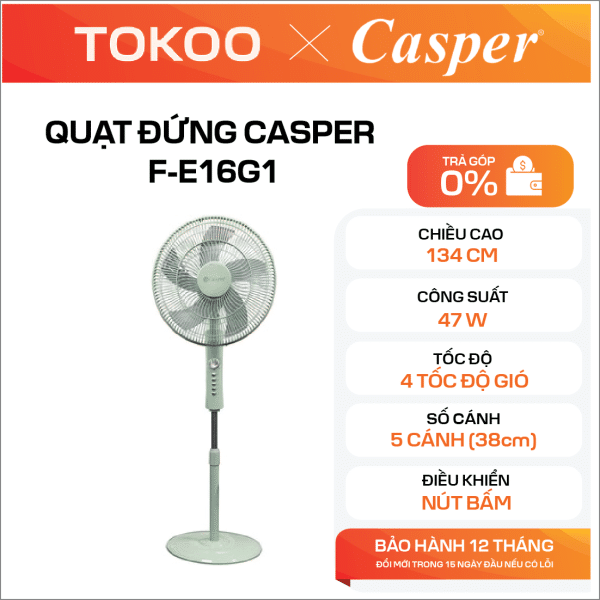 QUẠT ĐỨNG CASPER F-E16G1