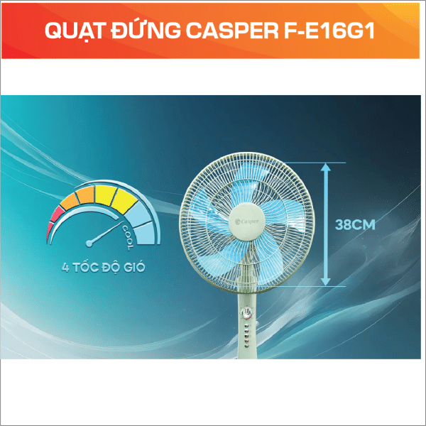 QUẠT ĐỨNG CASPER F-E16G1 - Ảnh 4